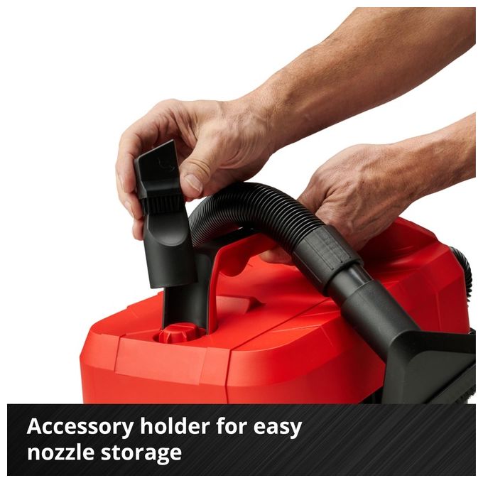 Einhell Aspiratutto A Batteria Te-Vc 18-10 Li (Batteria Non Inclusa)