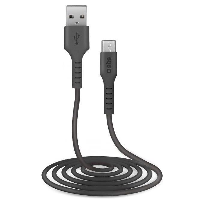 Sbs Cavo di Ricarica Usb 2.0 Micro Usb nero