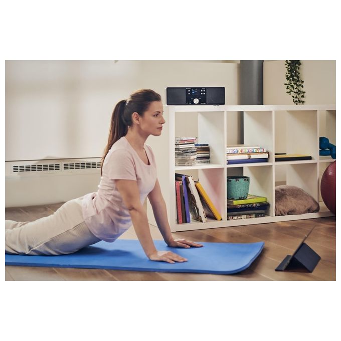 Panasonic SC-DM202EG-K Sistema Micro Hi-Fi con Lettore CD Radio DAB+ FM USB Bluetooth 24 W Display TFT 2,4'' colore Nero