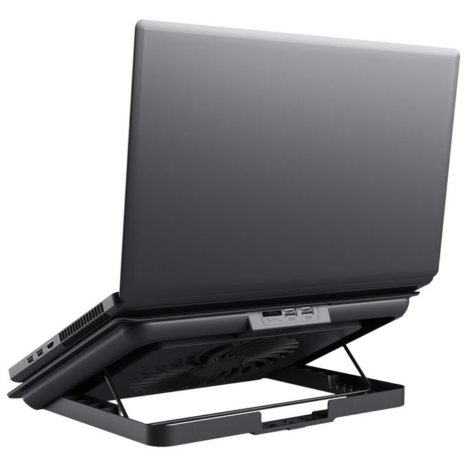 Trust 24613 Exto Base di Raffreddamento per Laptop 1 Ventilatore 18 cm 35 dB Regolazione Altezza colore Grigio
