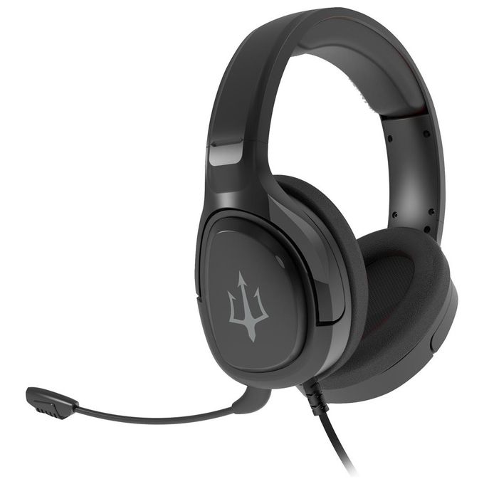 Cuffie triton by atlantis h370 con microfono gaming - regolatore del volume, interruttore on-off del microfono - p003-h370-b