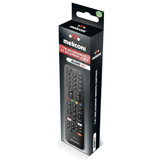 Meliconi Telecomando Algo 2 Italia 2 in 1 per TV e Decoder Sky
