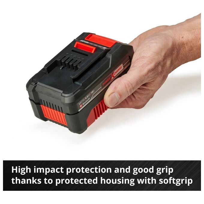 Einhell Power-X-Change 18V 4,0 Ah Starter-KIT_ Caricabatteria E Batteria Li-Ion