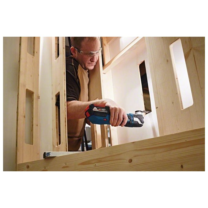 Bosch 0 601 8B6 002 GOP 18V-28 Professional Utensile Multifunzione 18 V Motore Brushless Sistema StarlockPlus Oscillazioni 8000 20000 rpm colore Nero