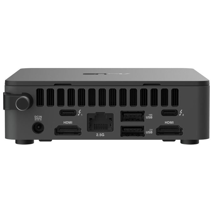 ASUS 90AR0031-M00090 NUC 13 Mini PC Intel i5-1340P 64 GB DDR5-4800 SSD M.2 Grafica Intel Iris Xe Wi-Fi 6E Thunderbolt 4 HDMI 2.1 colore Nero