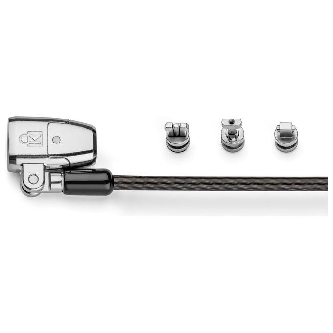 Kensington K68102EU Lucchetto universale per laptop con chiave ClickSafe 2.0 3-in-1 Cavo 180 cm Acciaio al carbonio colore Nero