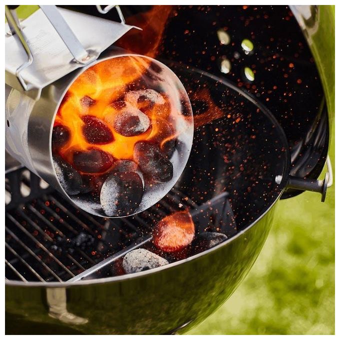 Weber Bricchetti a Base di Cocco 8Kg Nero