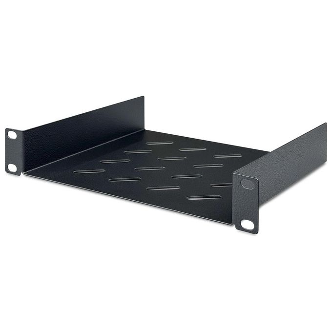 Digitus DN-10-TRAY-2-B Ripiano per Armadio Rack 10'' 1U Profondita' 200mm Capacita' 25 Kg Lamiera Perforata colore Nero
