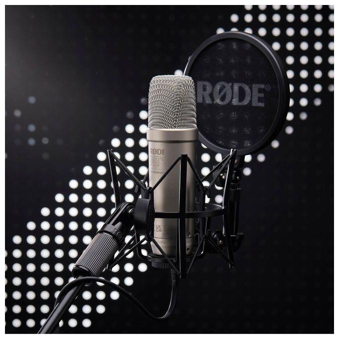 RØDE NT1GEN5 NT1-A 5th Gen Microfono da studio Sensibilita' -32 dB Frequenza 20 - 20000 Hz USB tipo-C colore Argento