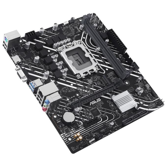 Asus PRIME H610M-K ARGB Scheda Madre micro ATX Socket LGA 1700 Chipset Intel H610 DDR5 96 GB PCIe 4.0 HDMI VGA Gigabit Ethernet Aura Sync RGB