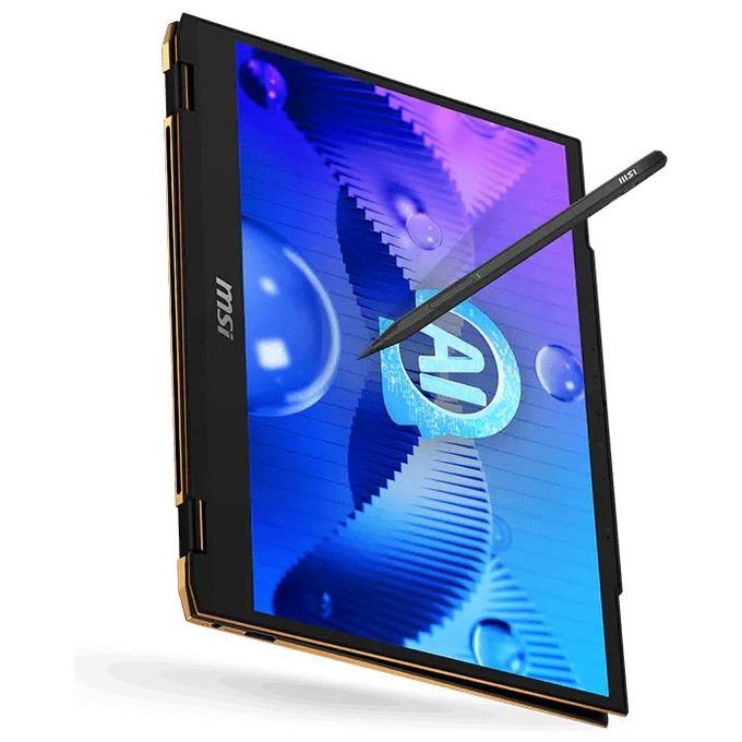 MSI A1MTG-045IT Summit E13 AI Evo Notebook 2 in 1 13.3'' Touch Intel Core Ultra 7 155H 32GB SSD 1TB Wi-Fi 7 Windows 11 Pro colore Nero