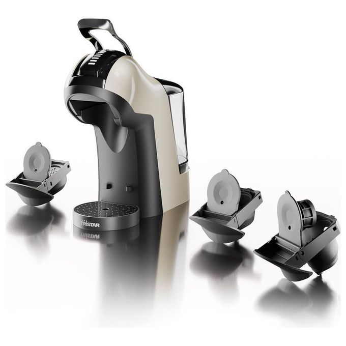 Tristar CM-2301 Macchina da caffe' a Capsule Nespresso Dolce Gusto 1 L 19 bar 1400 W Spegnimento Automatico colore Crema