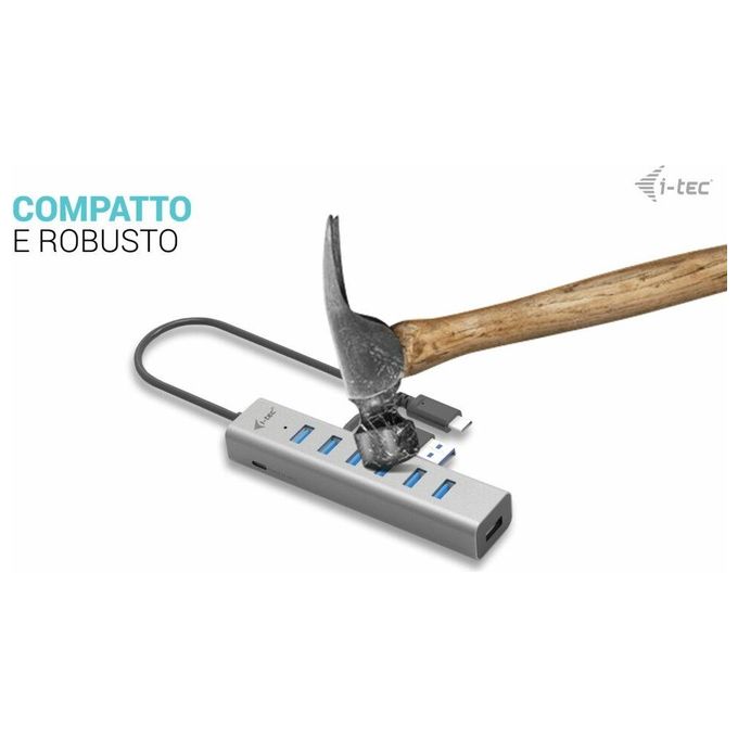 I-tec Usb-c Charging Metal Hub 7 Porte
