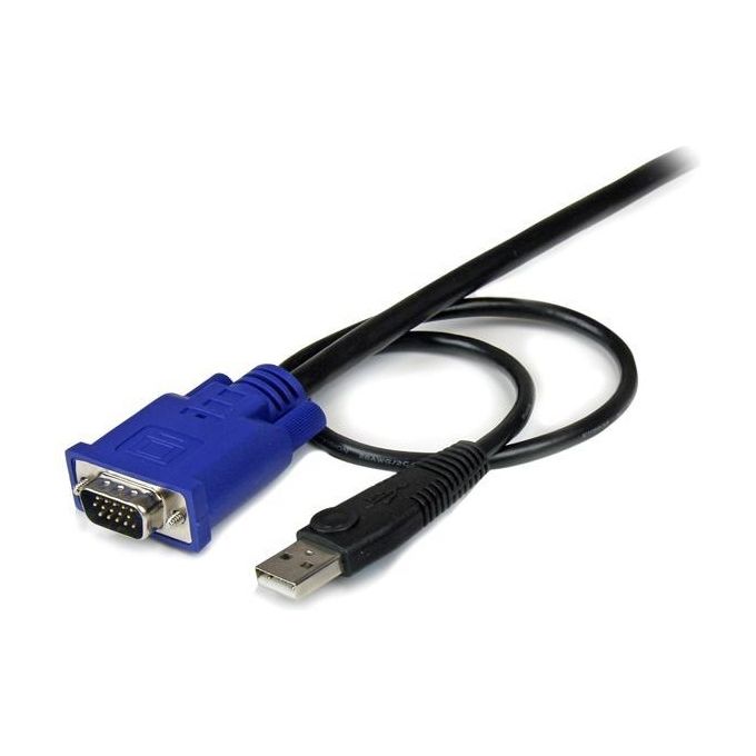 StarTech Cavo sottile KVM SVECONUS10 VGA USB 2 in 1 1,3 m c.a.