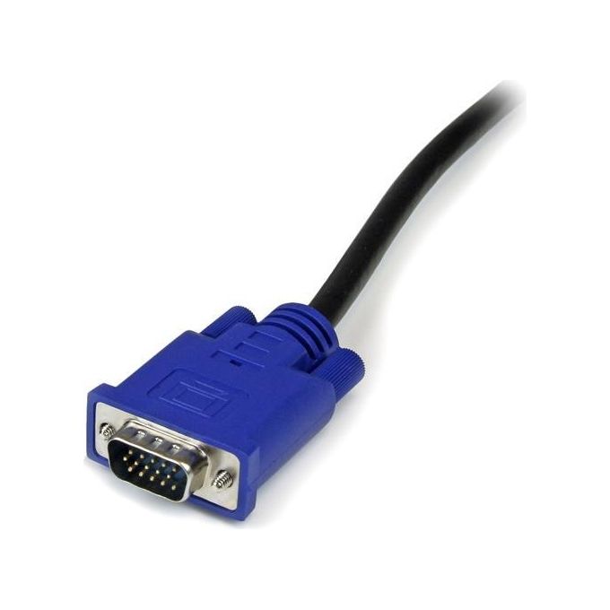 StarTech Cavo sottile KVM SVECONUS10 VGA USB 2 in 1 1,3 m c.a.