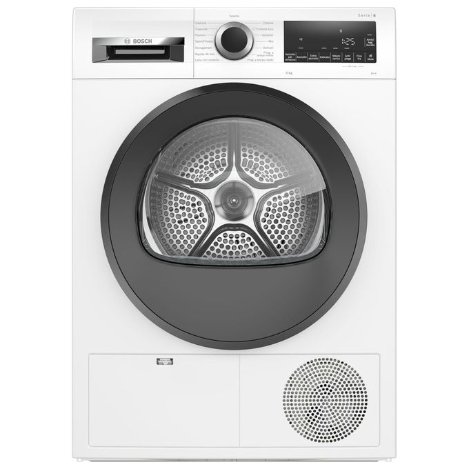 Bosch Serie 6 Asciugatrice a Pompa di Calore 9Kg Classe Energetica A con Filtro EasyClean