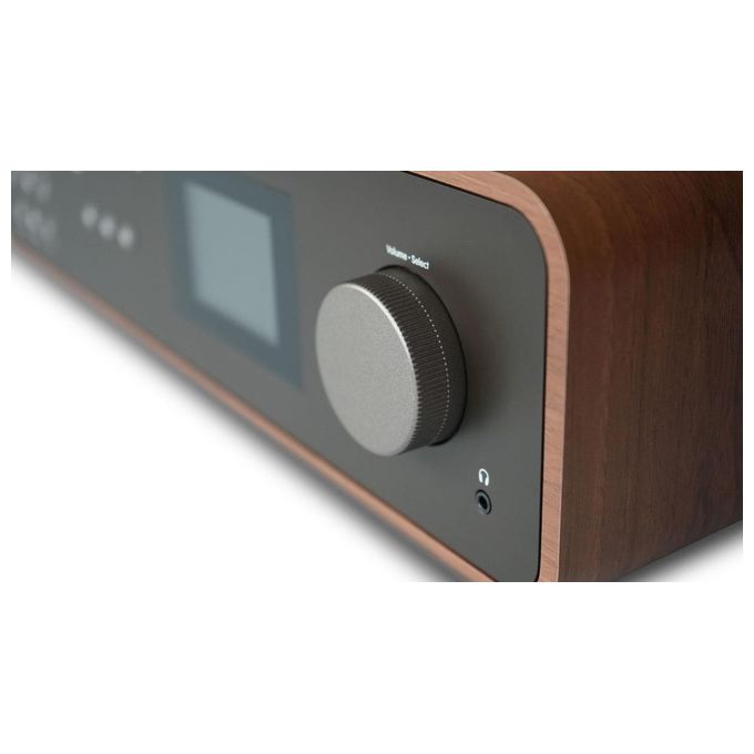 Pure 252808 Classic Stereo Microsistema Hi-Fi 50 W CD DAB+ FM Bluetooth 5.2 Wi-Fi Spotify colore Nero Noce