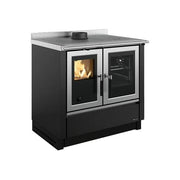La Nordica 7016406 Venezia Caminetto freestanding a legna potenza 8,3 kW efficienza 86,9% classe A+ colore Antracite
