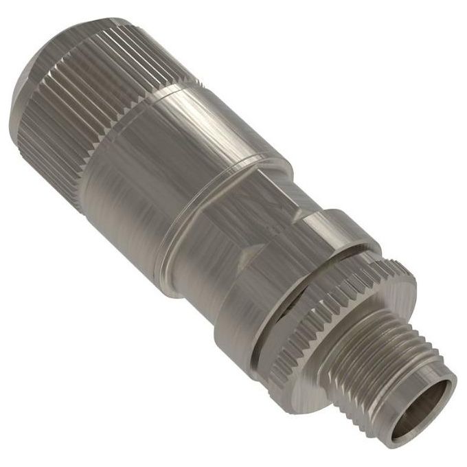 Panduit ISPS6A88MFA Pressacavo M12 Cat.6A Dritto Zinco IP65 IP67 Diametro Cavo 5.5-9 mm colore Zinco