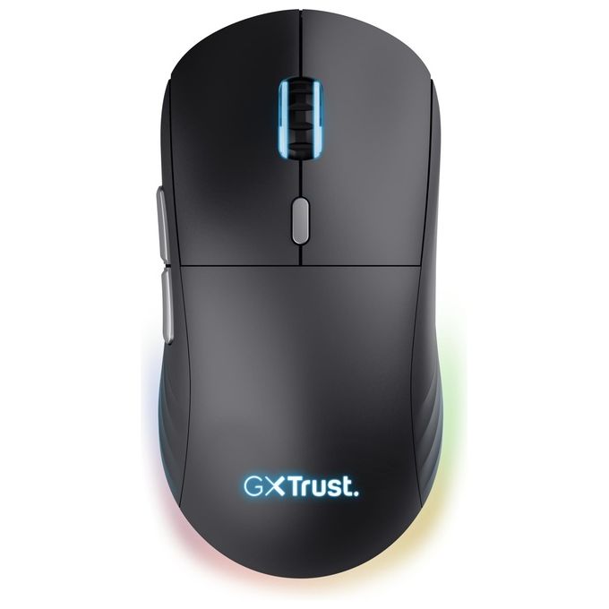 Trust 25126 GXT 926 Redex II Mouse Gaming Wireless 2.4 GHz 10000 DPI 6 Pulsanti Programmabili Retroilluminazione RGB colore Nero