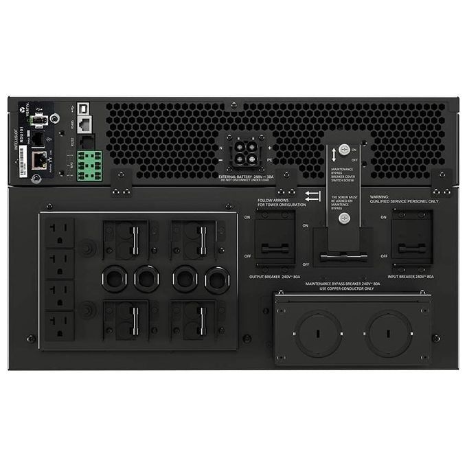 Vertiv GXT5-8000IRT5UXLE Liebert UPS 8 kVA 8000 W 230 V Rackmount-Tower Nero
