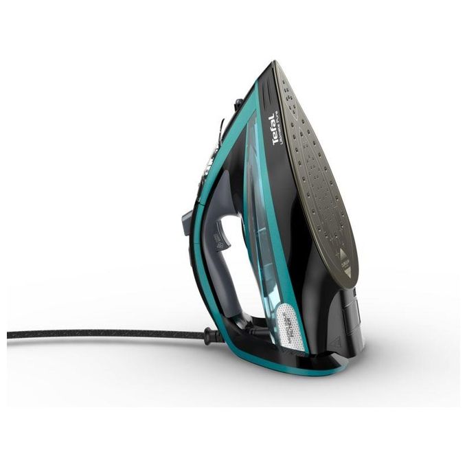 Tefal FV9844 Ultimate Pure Ferro da stiro a secco e a vapore 3200 W con piastra Durilium Autoclean e sistema anticalcare automatico colore Nero Blu