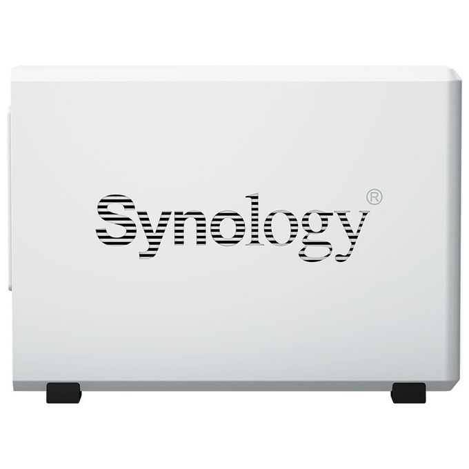 Synology DS223J DiskStation NAS Desktop 2 Vani Processore Quad-Core 1 GB DDR4 HDD SSD SATA Gigabit Ethernet colore Bianco