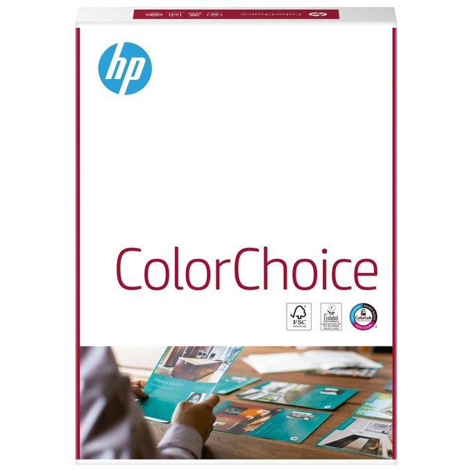 Hp Color Choice Carta Inkjet A4 210x297mm 500 Fogli Bianco