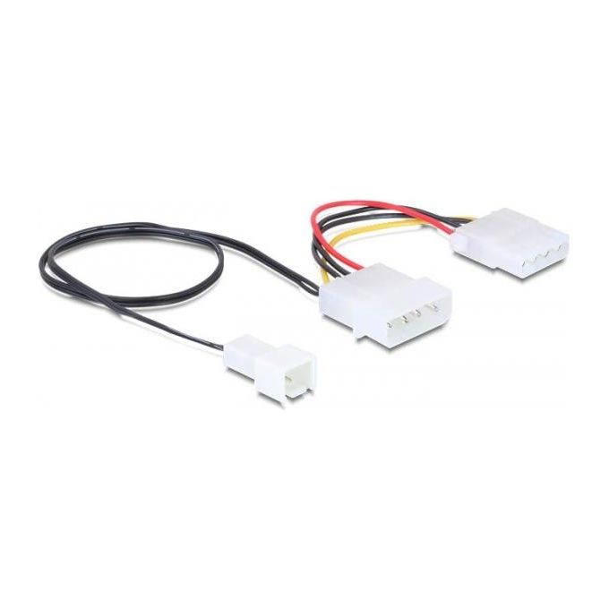 Digitus cavetto convertitore alimentazione interno 2 pin 4 (5.25'') poli maschio-femmina a tachimetrica 3 poli maschio  (ak 53p4p)