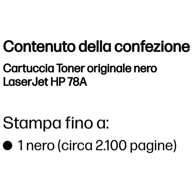 Hp toner nero 2100 pagine alta capacita