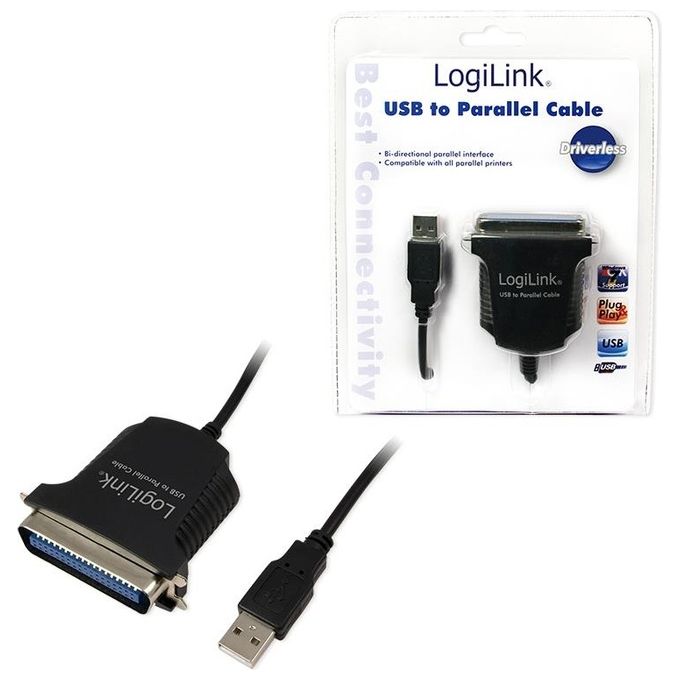 Digitus Adattatore usb Porta Parallela 36 poli Maschio 1,5m