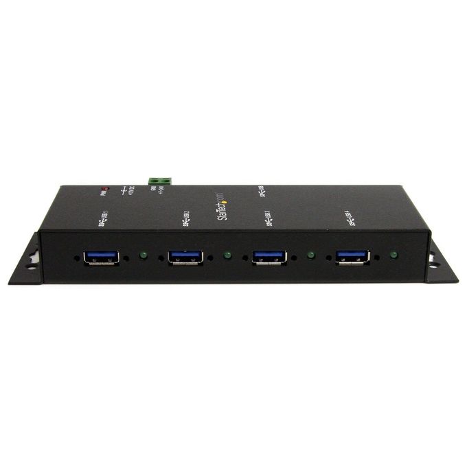 StarTech Resistente hub USB 3.0 per settore industriale a 4 porte predisposto per il montaggio
