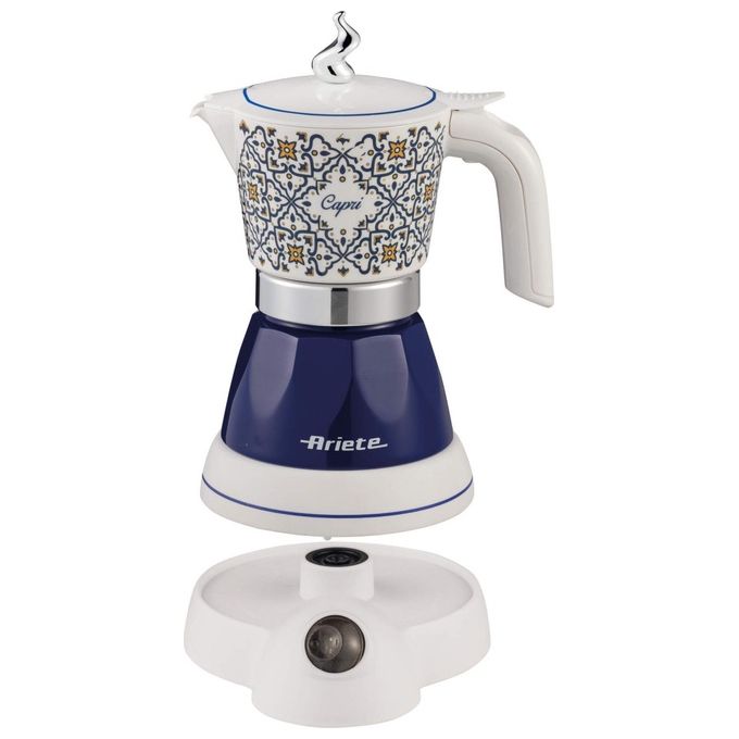 Ariete 1358 Moka Aroma Macchina da caffe' Moka Elettrica 4 tazze 480W colore Bianco 30