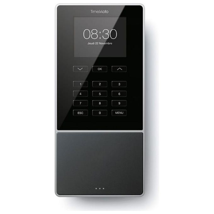 TimeMoto TM-616 Rilevatore di presenze fino a 200 utenti con RFID e PIN Wi-Fi Ethernet TFT 2.8'' colore Antracite