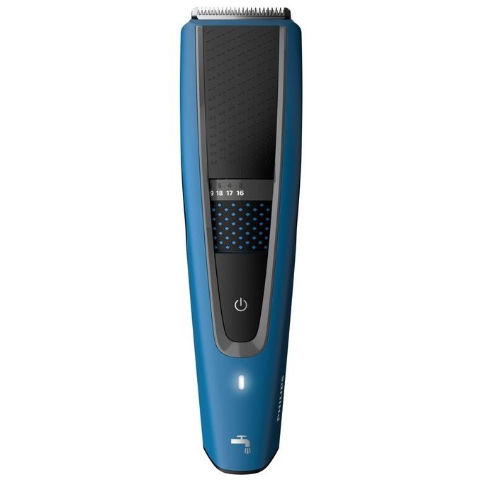 Philips HC5612-15 Serie 5000 Tagliacapelli Lavabile Lame Acciaio Inox 28 Lunghezze 75 min colore Nero Blu