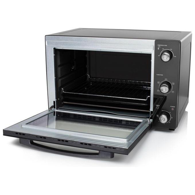 Princess 112756 Forno a Convezione DeLuxe 45 L 1800 W Timer 60 min Girarrosto Rivestimento Antiaderente colore Nero