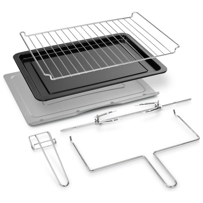 Princess 112756 Forno a Convezione DeLuxe 45 L 1800 W Timer 60 min Girarrosto Rivestimento Antiaderente colore Nero