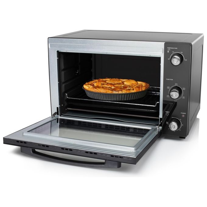 Princess 112756 Forno a Convezione DeLuxe 45 L 1800 W Timer 60 min Girarrosto Rivestimento Antiaderente colore Nero