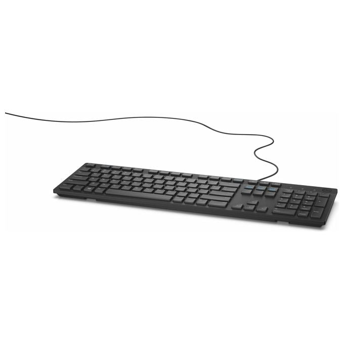 Dell KB216 Tastiera USB Internazionale US (QWERTY) nero per Inspiron 3459, Latitude E7270, E7470, Precision Mobile Workstation 5510, 7710, Vostro 3905