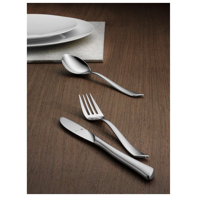 WMF 1142006391 Virginia Set di Posate 66 Pezzi per 12 Persone in Acciaio Inox Cromargan Protect colore Argento
