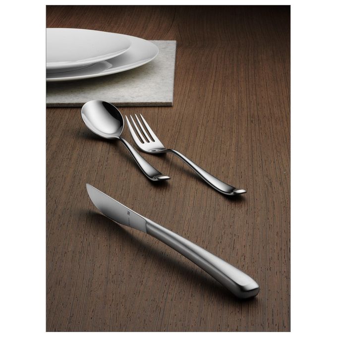 WMF 12.7100.6331 Vision Set di Posate 66 Pezzi per 12 Persone Acciaio Inox Cromargan Protect colore Acciaio inox