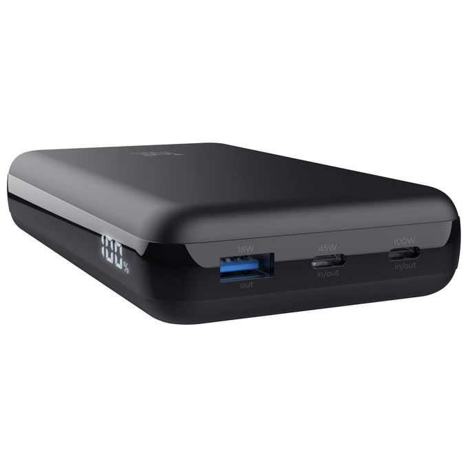 Trust 25240 Laro Powerbank 100 W USB-C PD 3.0 Quick Charge 3.0 20000 mAh colore Nero