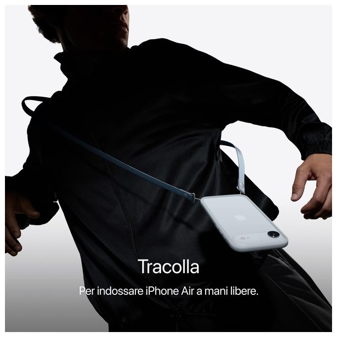 Apple MG2W4QL-A iPhone Air Smartphone 6.5'' OLED A19 Pro 1TB 5G Wi-Fi 7 IP68 colore Nero Siderale