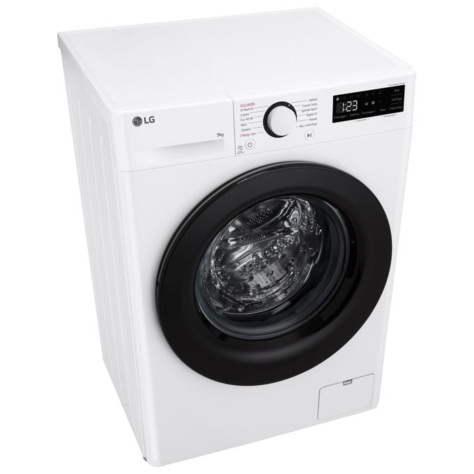 LG F2R3S09NSWB Lavatrice 9Kg AI DD Classe Energetica A-10% 1200 Giri Vapore AI Wash