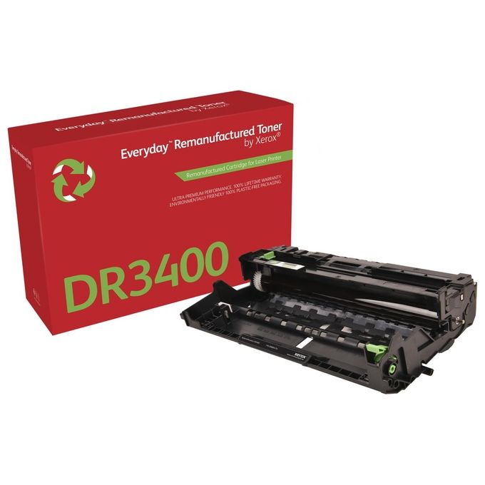Xerox 006R04754 Everyday Tamburo Laser Rigenerato Compatibile Brother DR3400 Resa Standard 30000 pagine colore Nero