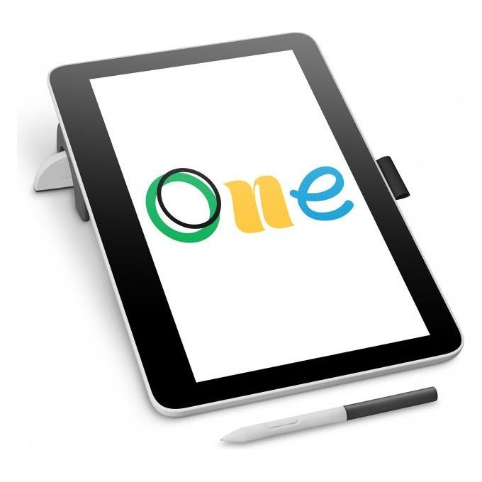 Wacom DTH134W0B One 13 touch Tavoletta Grafica Display Interattivo 13.3'' Full HD 1920x1080 2540 lpi Bianco