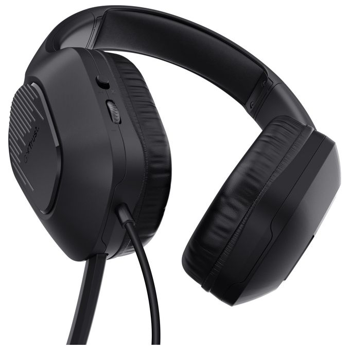 Trust GXT 415 Zirox Auricolare Cablato a Padiglione da Gaming Nero