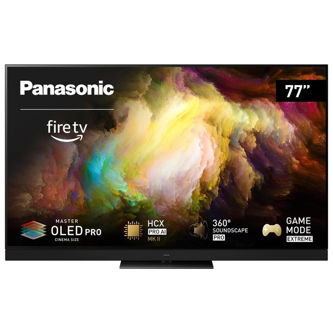 Panasonic TV77Z93AEG Serie Z93A Televisore OLED 77'' 4K Ultra HD Smart TV Fire OS con Dolby Vision IQ Dolby Atmos e HDMI 2.1 colore Nero