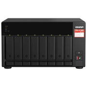 Qnap TS-873A-8G NAS Tower 8 Bay AMD Ryzen Embedded V1500B 4 Core 8GB DDR4 2x 2.5GbE 2x PCIe Gen3 2x M.2 NVMe colore Nero