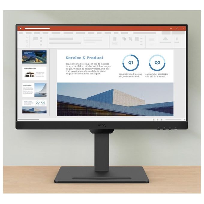 BenQ GW2490T Monitor PC 23.8'' IPS Full HD 1920x1080 100Hz 99% sRGB Altoparlanti Integrati Eye Care colore Nero